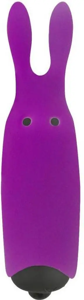 Віброкуль зі стимулюючими вушками Adrien Lastic Pocket Vibe Rabbit Purple, 8.5х2.3 см (фіолетовий)