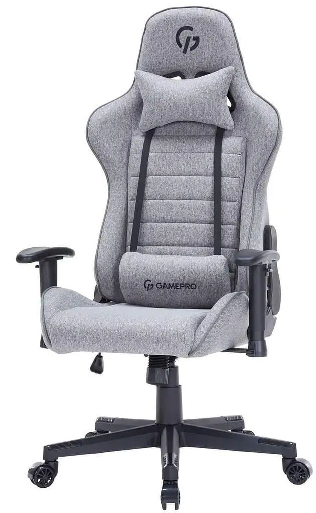 Игровое кресло GamePro GC575FB Gray Fabric (GC575FG) - фото 2