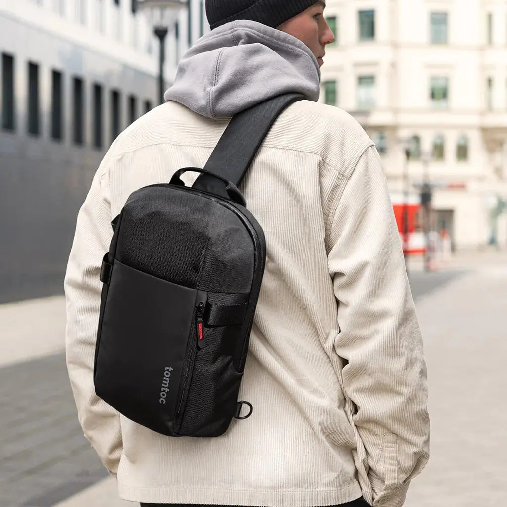 Сумка для ноутбука Tomtoc Navigator-T24 Sling Bag Black 14 Inch/7L T24M1D1 - фото 8