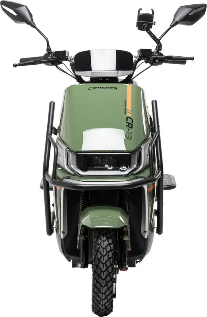 Електроскутер Двомісний Crosser CR13 Pro (2000W, 76,8V/30Ah) Зелений - фото 14