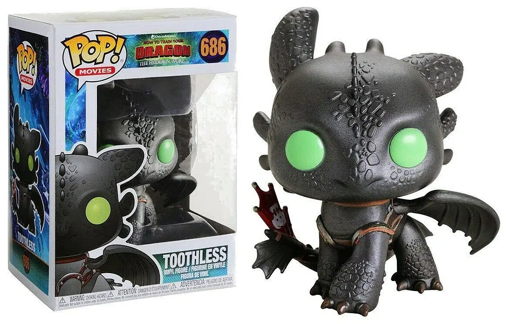Фігурка Funko Pop Фанко Поп Як приручити дракона Беззубик 10см HTTYD 686 - фото 2