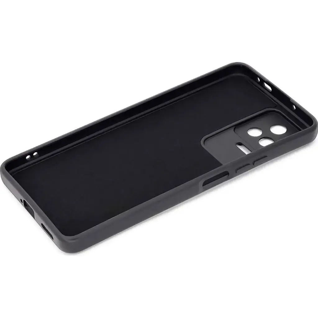 Чехол DK Silicone Case для Xiaomi Poco F4 Black [78839] - фото 2