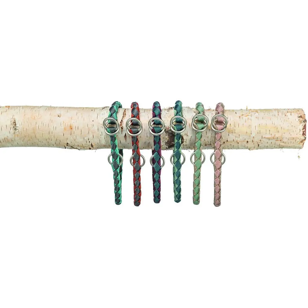 Нашийник для собак Trixie Cavo напівзашморг M-L 43-51 см d 18 мм рудий/графітовий - фото 2