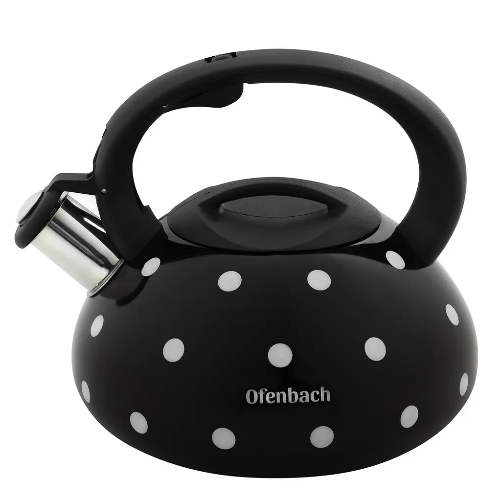 Чайник із свистком Ofenbach NB-100301BL 2.5 л чорний - фото 2