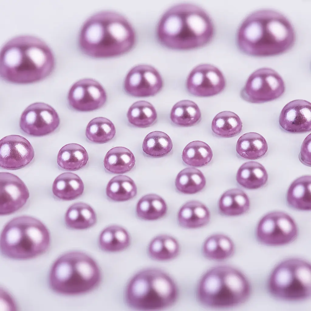 Перлини Santi самоклеючі 50 шт. лілові (740182) - фото 2