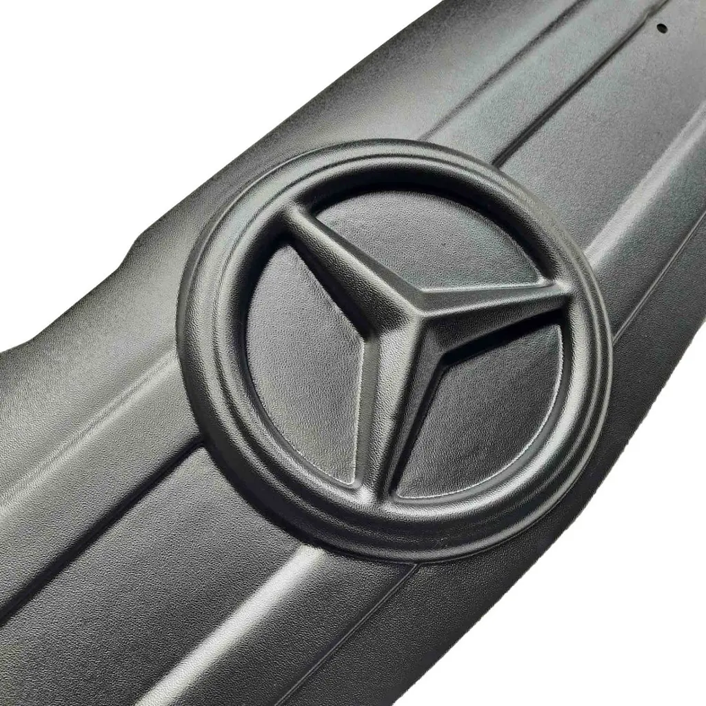 Зимова накладка на радіаторні грати / 2 спиці / Mercedes Vito-Viano 2010-14 Матова FLY - фото 2