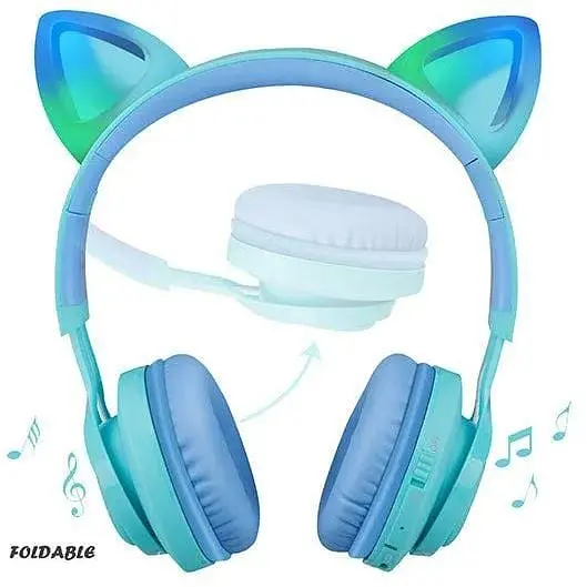Дитячі навушники Riwbox CT-7S Cat Ear Bluetooth - фото 3