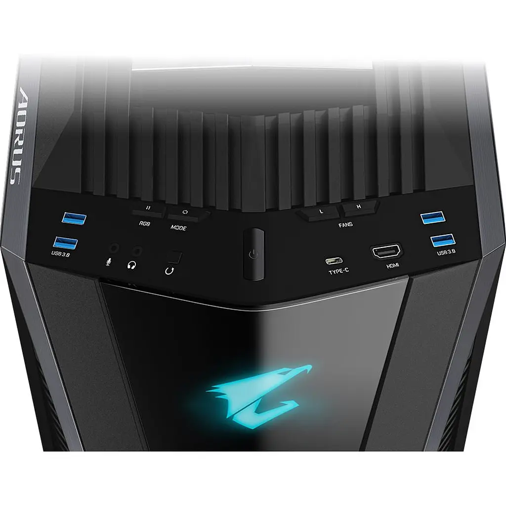 Корпус Aorus C700 зі склом чорний (GB-AC700G) [173400] - фото 9