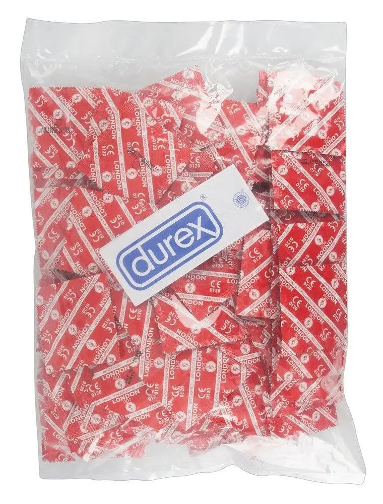 Презервативи London Red Condoms, 100 шт (полуниця)