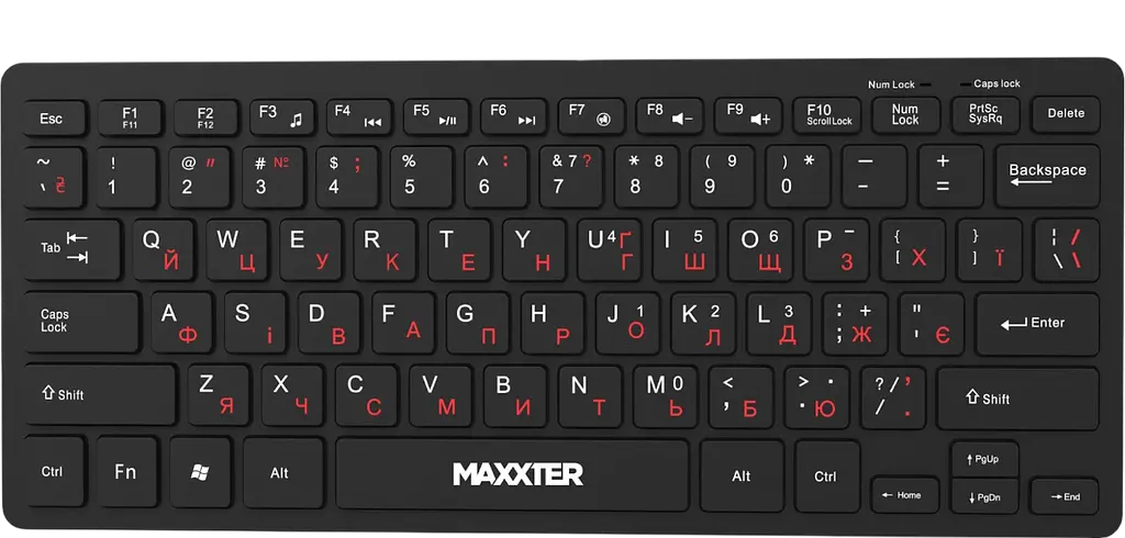Клавіатура Maxxter KBM-C01B-UA Black - фото 3