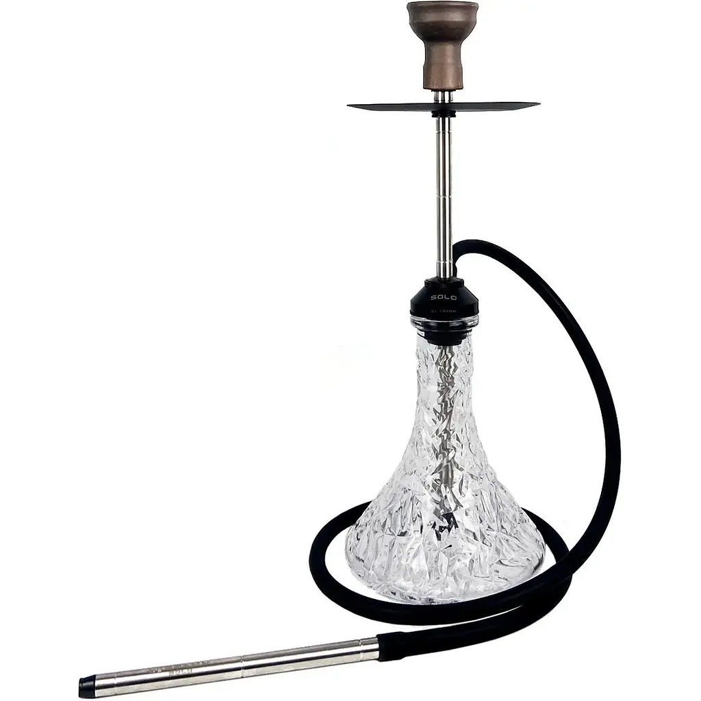 Кальян Gramm Solo Silver Craft Crystal Clear - фото 2