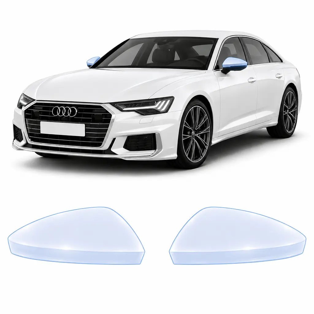 Антигравійна захисна бронеплівка за лекалами для Audi A6 C8 facelift 2023-2025 - дзеркала