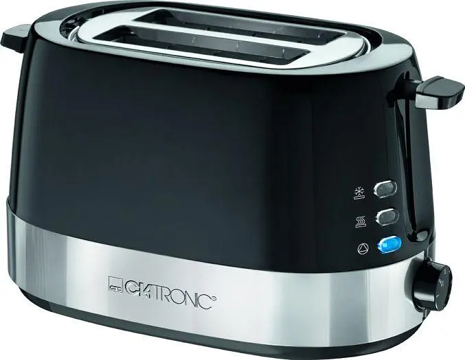 Тостер Clatronic TA 3574 black-silver - фото 2