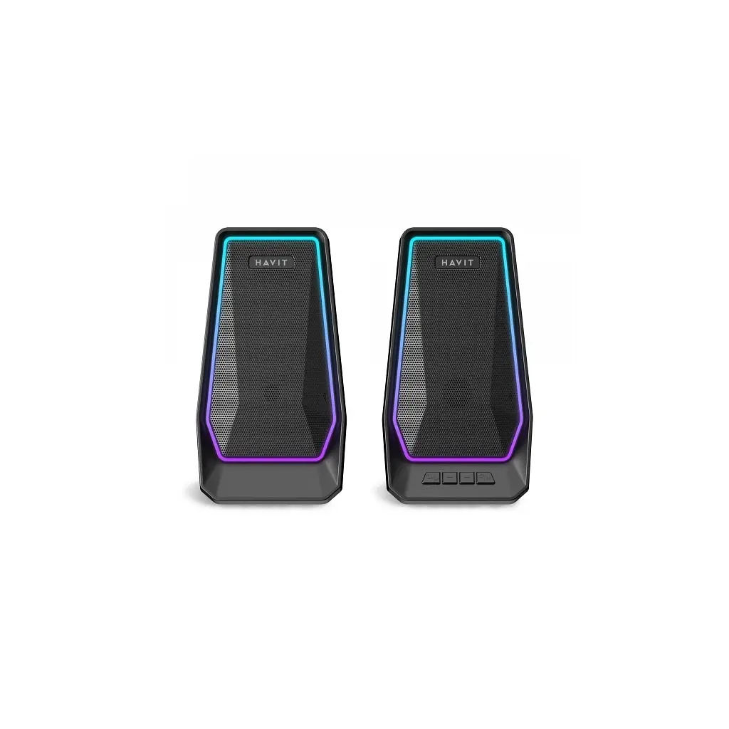 Акустична система Havit SK769BT 10W RGB USB Black (6939119050139) - фото 2