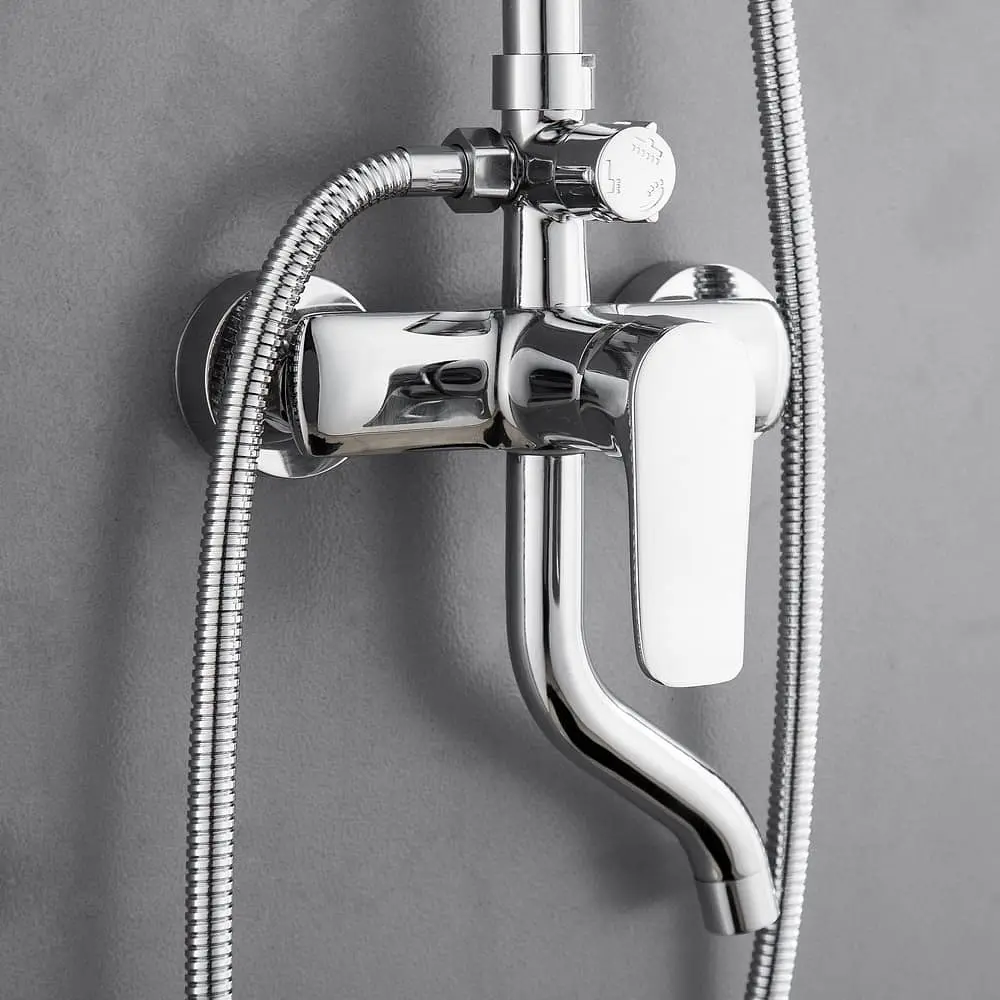 Душова система хром Rj Velum RSZ082-3, Хром - фото 3