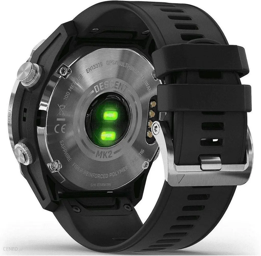 Смарт-годинник Garmin Descent Mk2 Stainless Steel with Black Band (010-02132-00/10) [84483] - фото 3