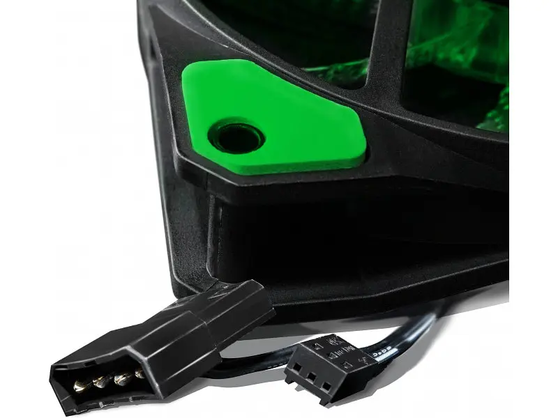 Вентилятор для корпусу Frime Iris LED Fan 33LED Green (FLF-HB120G33) - фото 2