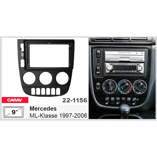 Переходная рамка Mercedes-Benz ML-Klasse Carav 22-1156 - фото 5