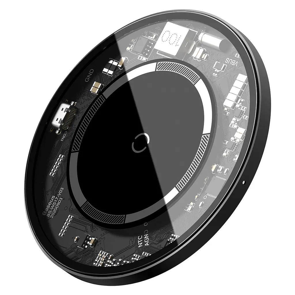 Беспроводное зарядное устройство для Baseus Simple Magnetic Прозрачный (WXJK-E02) - фото 2