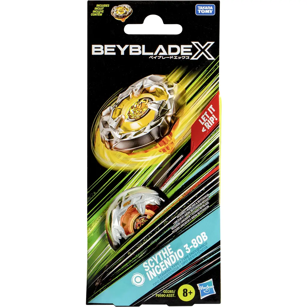 Іграшка-дзиґа Hasbro Beyblade X Scythe Incendio (F9590_G0285) - фото 3