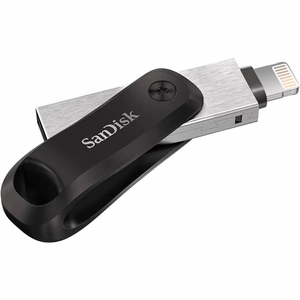 USB флеш накопичувач SanDisk 64GB iXpand Go USB 3.0 /Lightning (SDIX60N-064G-GN6NN) - фото 3
