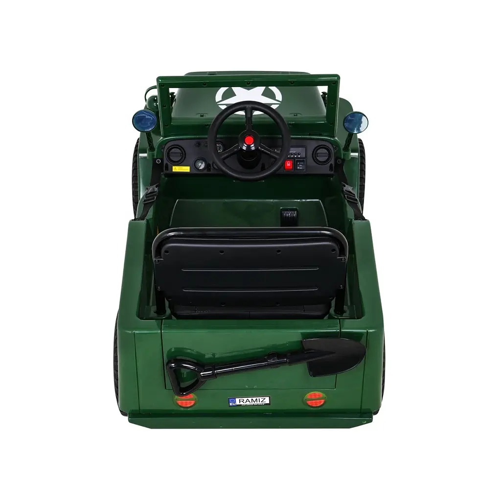 Електроавтомобіль Ramiz Retro military 12 ст, бежевий (PA.JH-103.BEZ) - фото 8