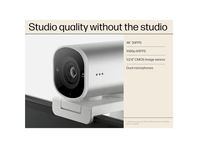 Веб-камера HP 960 4K Streaming (695J6AA) - фото 9