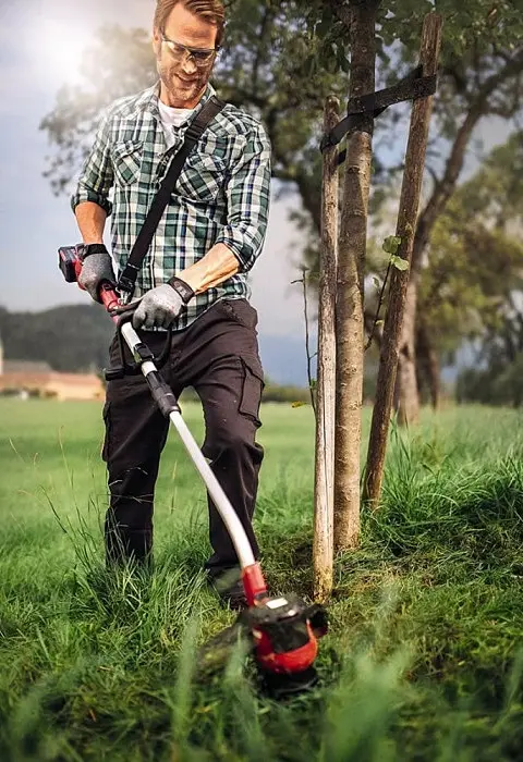 Триммер аккумуляторный GE-CT 36/30 Li E - Solo PXC 36В 30см 9000об/мин 3.1кг без АКБ и ЗП Einhell sad0002017 - фото 4