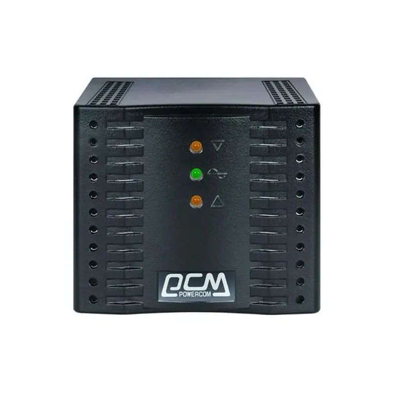 Стабілізатор напруги Powercom TCA-1200 чорний - фото 3