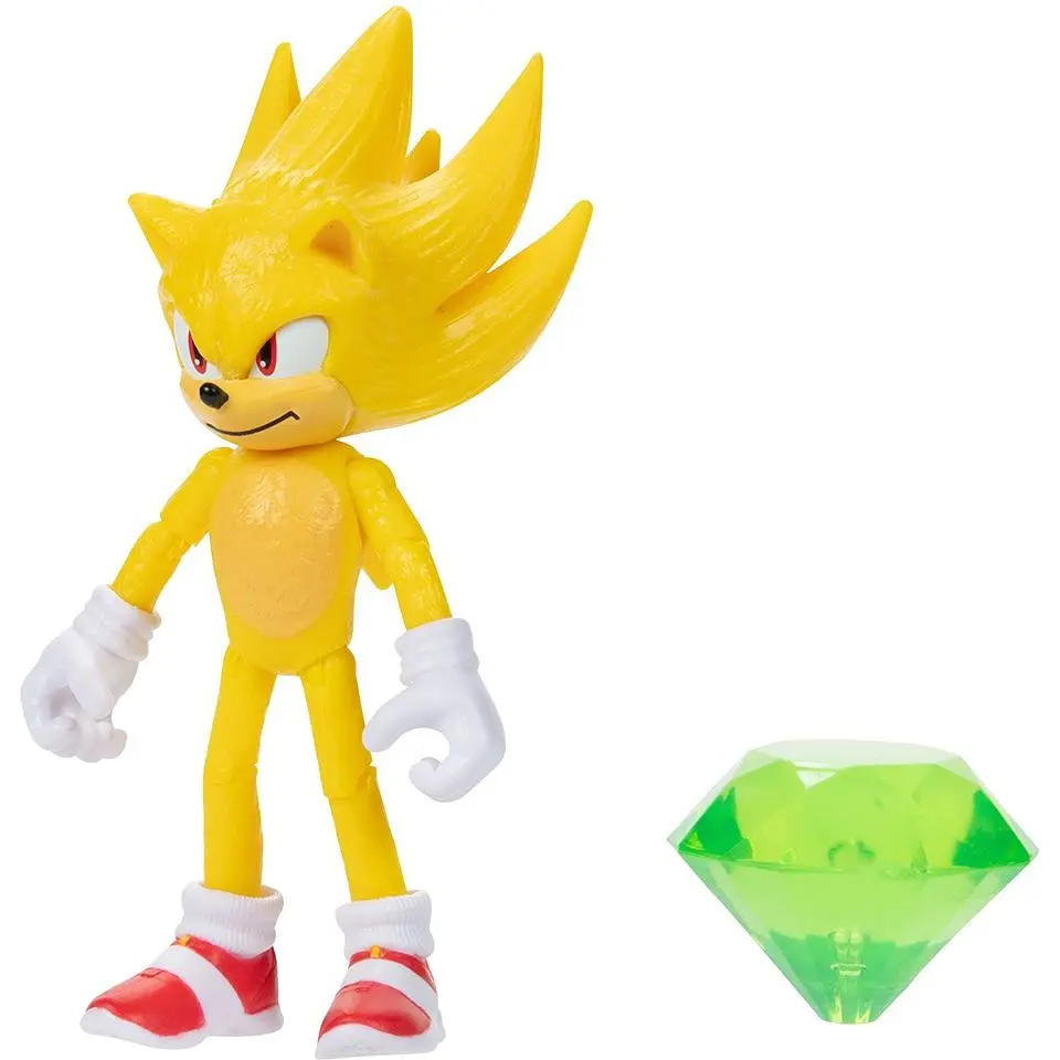 Ігрова фігурка Sonic the Hedgehog 2 W2 Соник зі смарагдом, зі артикуляцією, 10 см (41497i) - фото 6