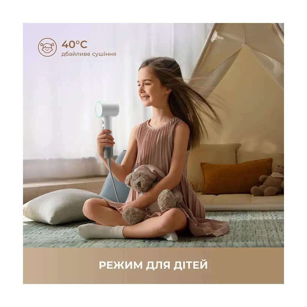 Фен Dreame Hair MINI Blue (AHG11AB) - фото 4
