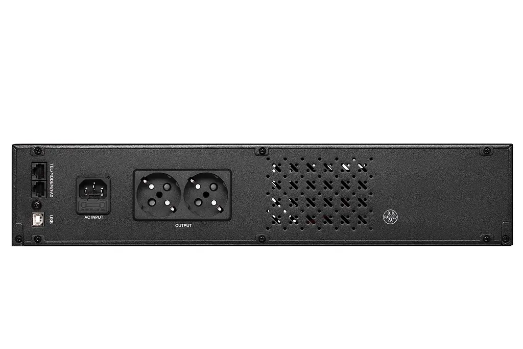 2E Джерело безперебійного живлення RE850, 850VA/480W, RM 2U, LCD, USB, 2xSchuko - фото 3
