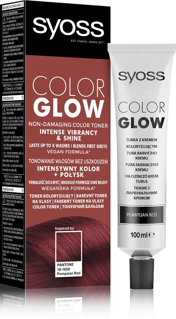 Тонирующий бальзам для волос Syoss Color Glow, Пылкий Красный, 100 мл (2807591) - фото 2