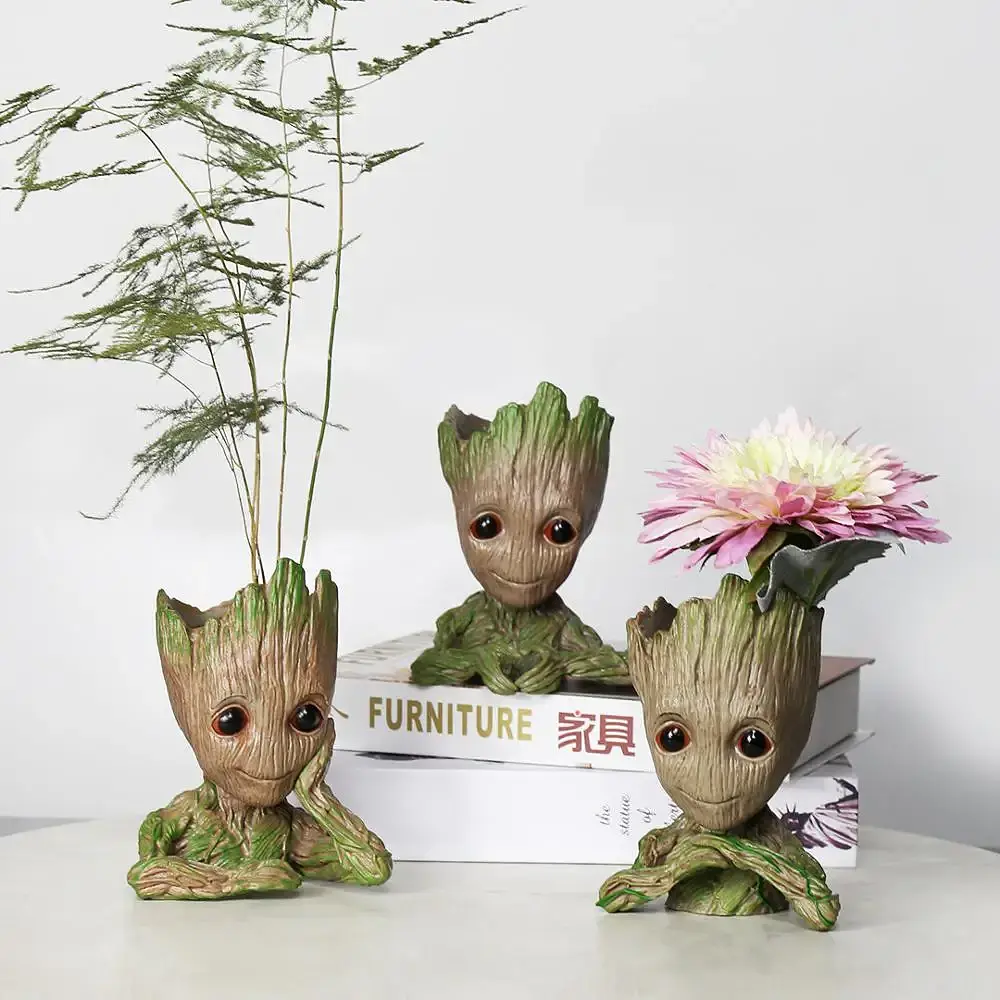 Набор горшочков для цветов или канцелярии Грут Groot G1 + G2 + G3 + G4 - фото 3