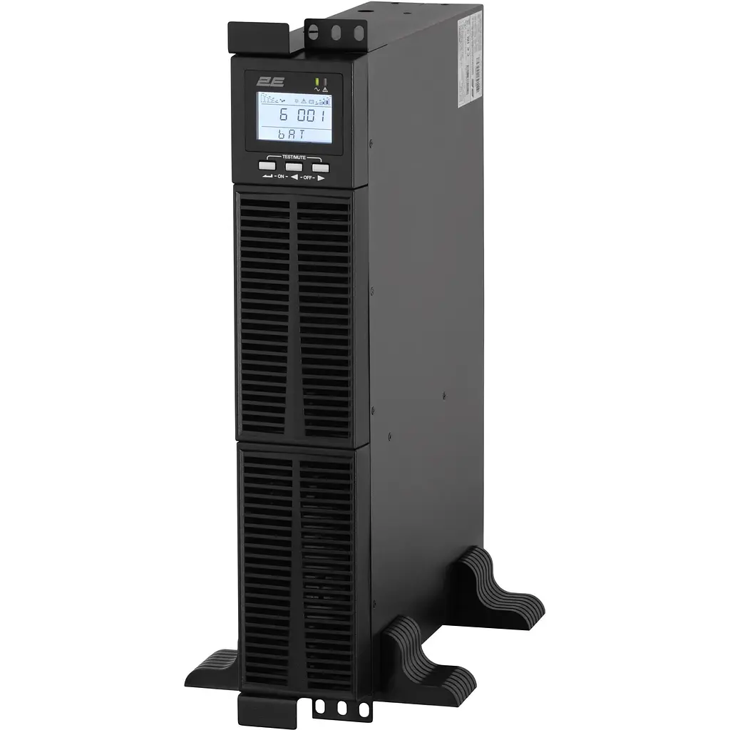 Источник бесперебойного питания 2E OD1000RT, 1000VA/900W, RT2U, LCD, USB, 3xSchuko - фото 6