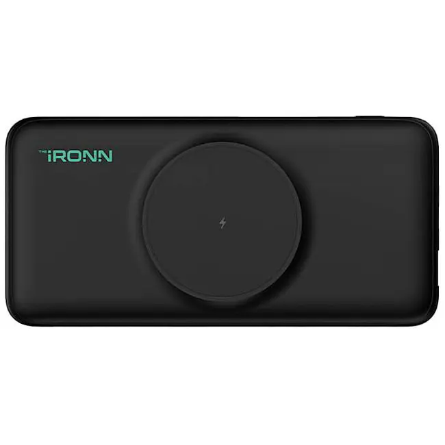 iRONN Magnetic Wireless 10000mAh Black (IR2015MWH) - фото 2