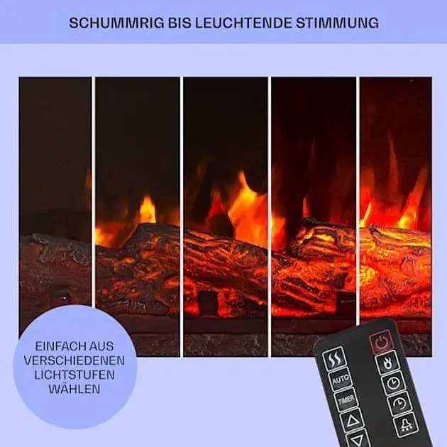 Камин электрический Klarstein Studio Light & Fire 1 Smart Fireplace (10038385) - фото 7