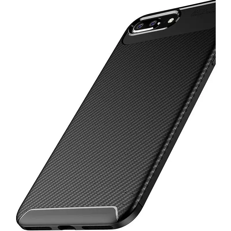 Чохол-накладка Toto TPU Carbon Fiber 1.5 mm Case Apple iPhone 7 Plus/8 Plus Black - фото 5