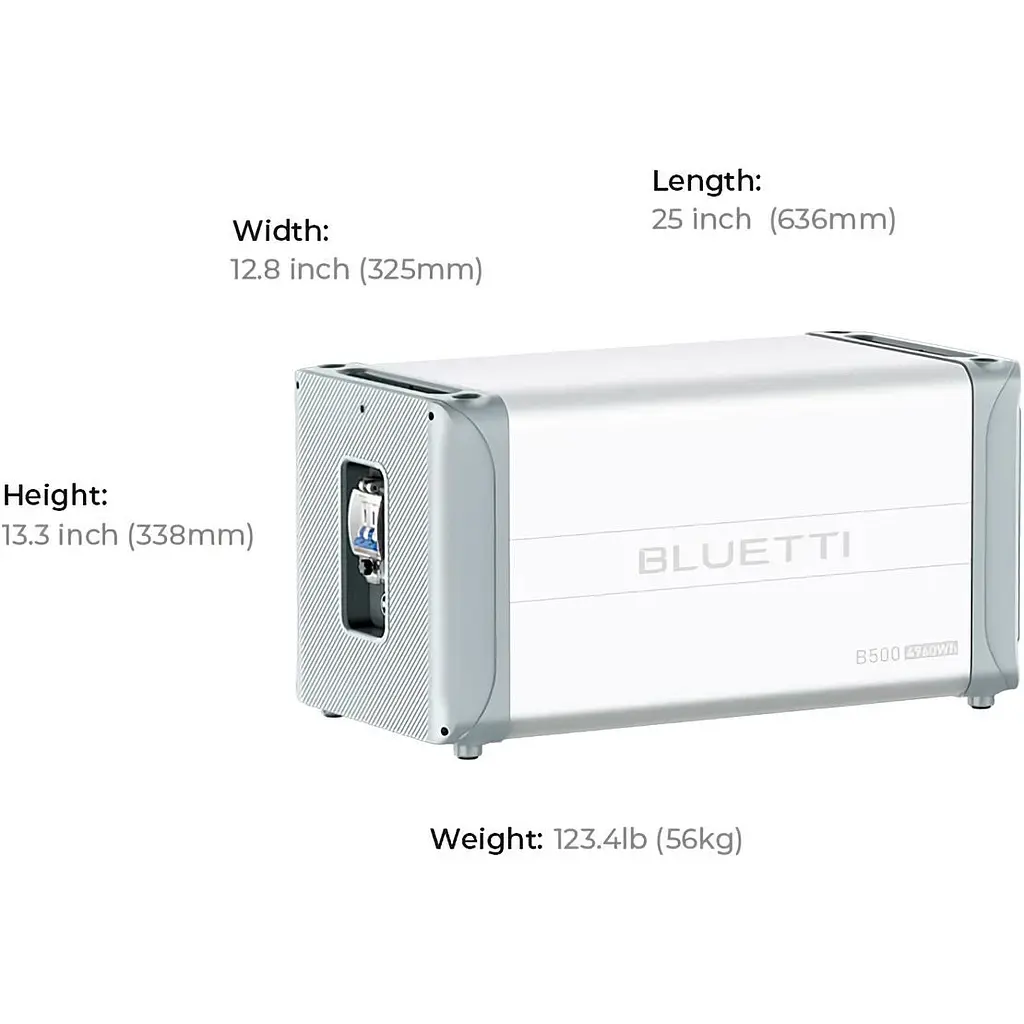 Додаткова батарея BLUETTI Expansion Battery B500 4960WH [103120] - фото 4