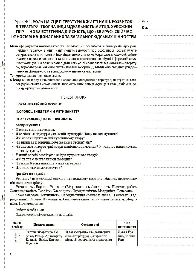 Українська література. 9 клас. I семестр - Олена Слюніна - фото 4