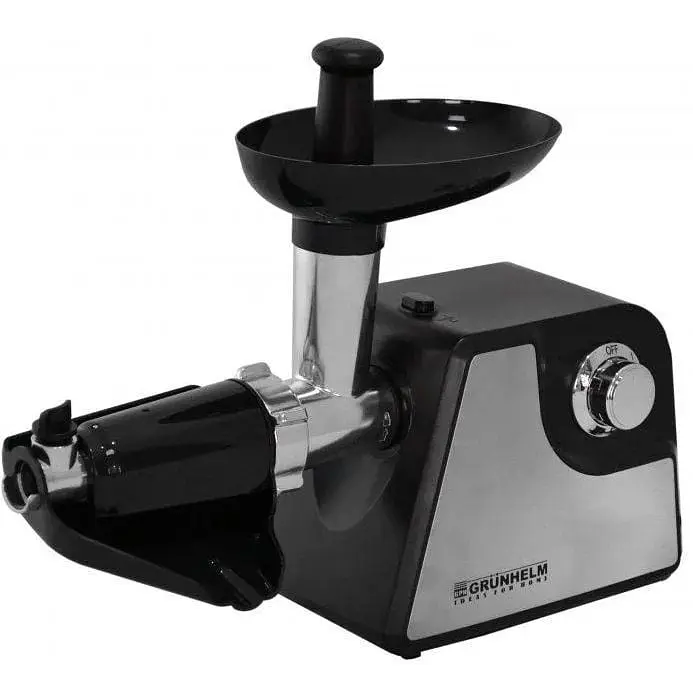 Електрична м'ясорубка  GRUNHELM AMG180SSJ  з насадками - фото 4