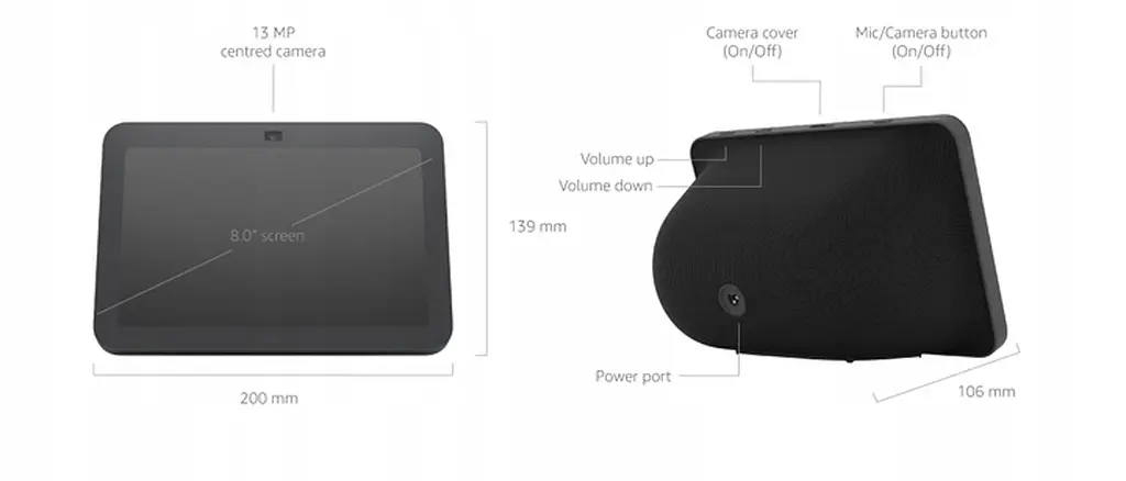 Розумна колонка Amazon Echo Show 8 3rd Gen (сіра) B07PF1Y28C з дисплеєм - фото 7