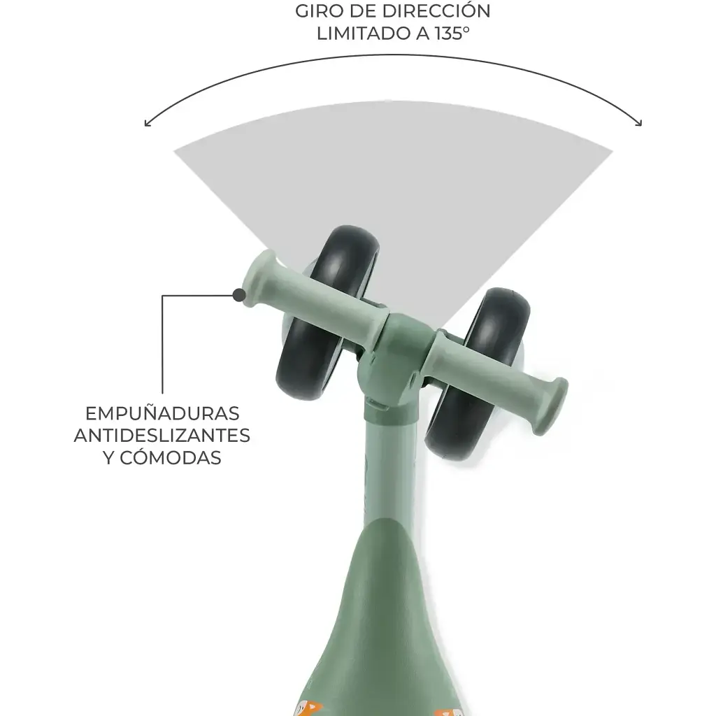 Каталка-біговел Kinderkraft Cutie Flash Green (KRCUFL00GRE0000) - фото 4