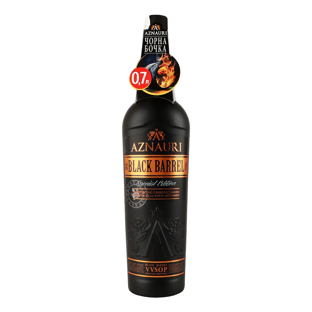 Бренди Aznauri Black Barrel 5 лет 40% 0.7 л - фото 5