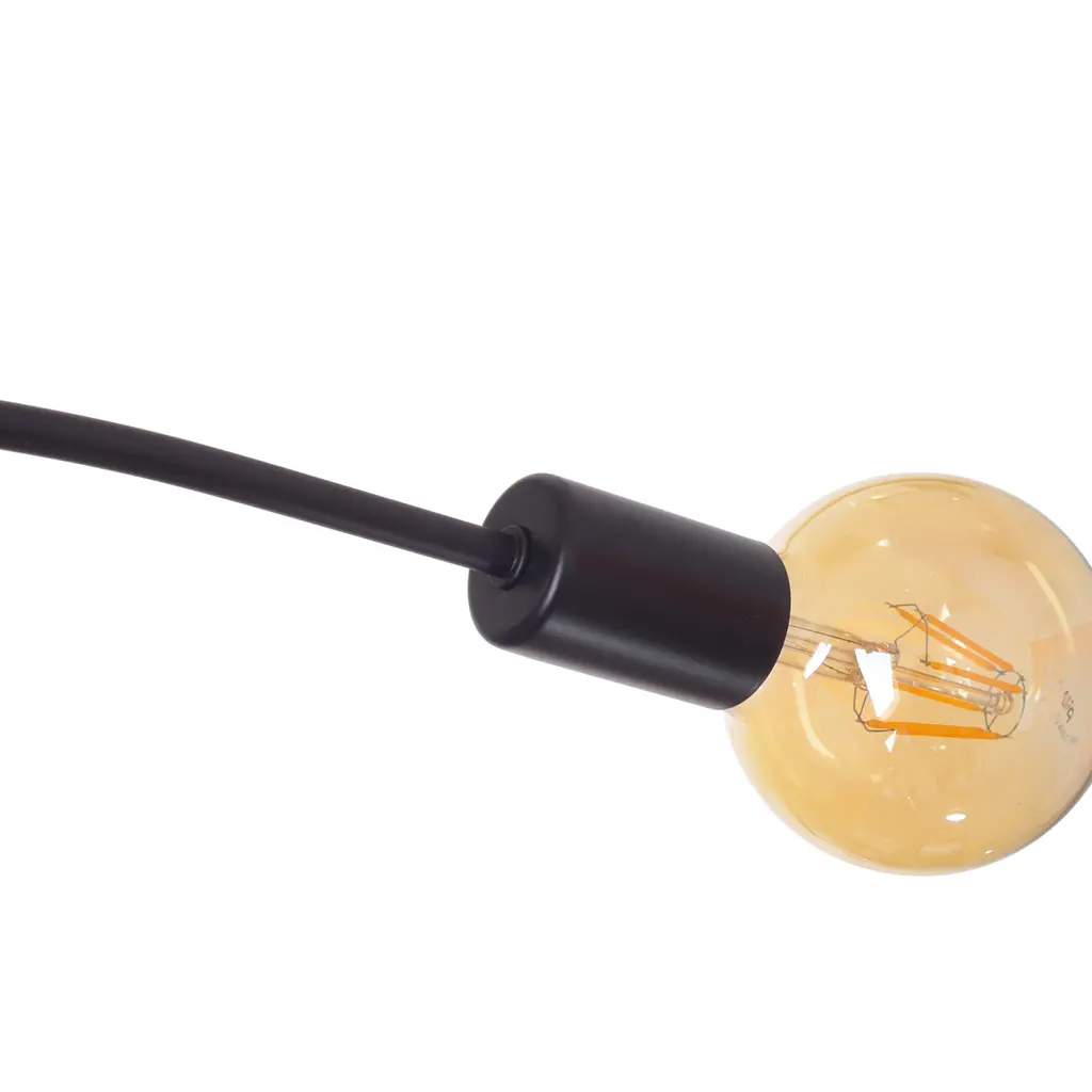 Люстра Brille потолочная лофт в спальню Е27 60W BK (BR-01 604C/5) - фото 2