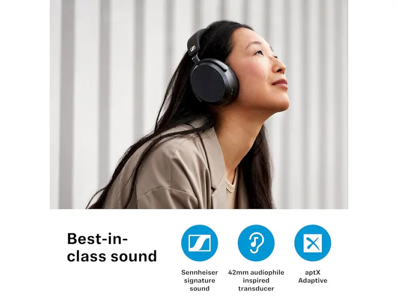 Наушники с микрофоном Sennheiser MOMENTUM 4 Wireless Graphite (700383) - фото 12