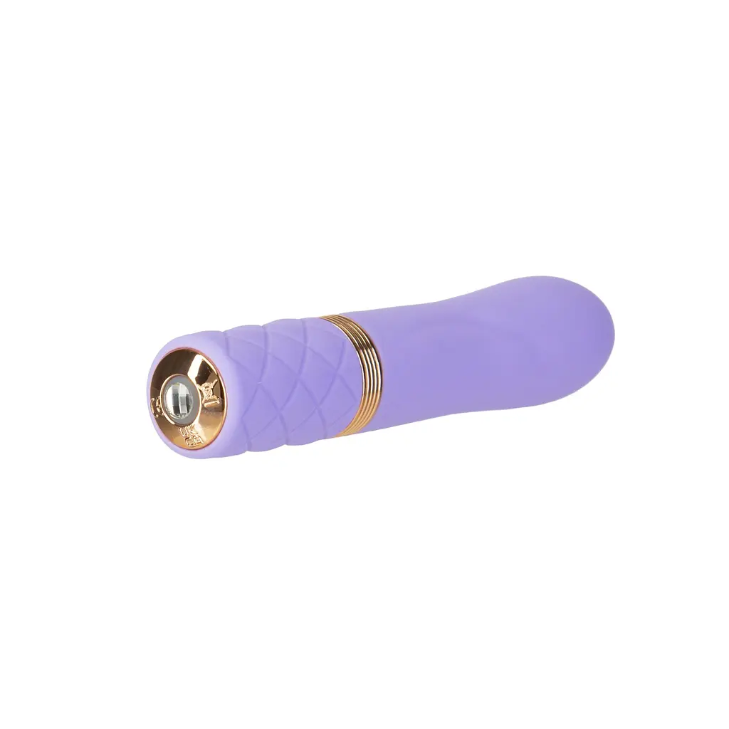 Розкішний вібратор Pillow Talk Flirty Purple Special Edition, Сваровскі, пов’язка на очі+гра - фото 2