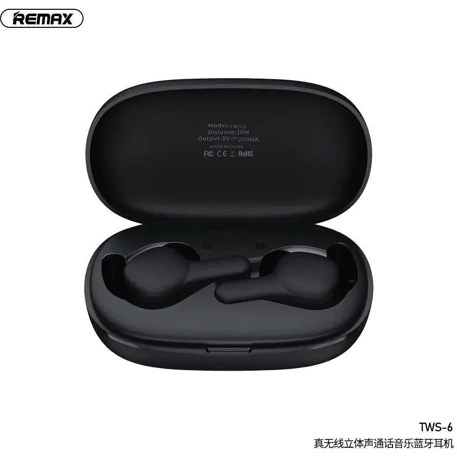 Наушники Bluetooth Remax True TWS-6 Hi-Fi |BT5.0, 4hours| - фото 2