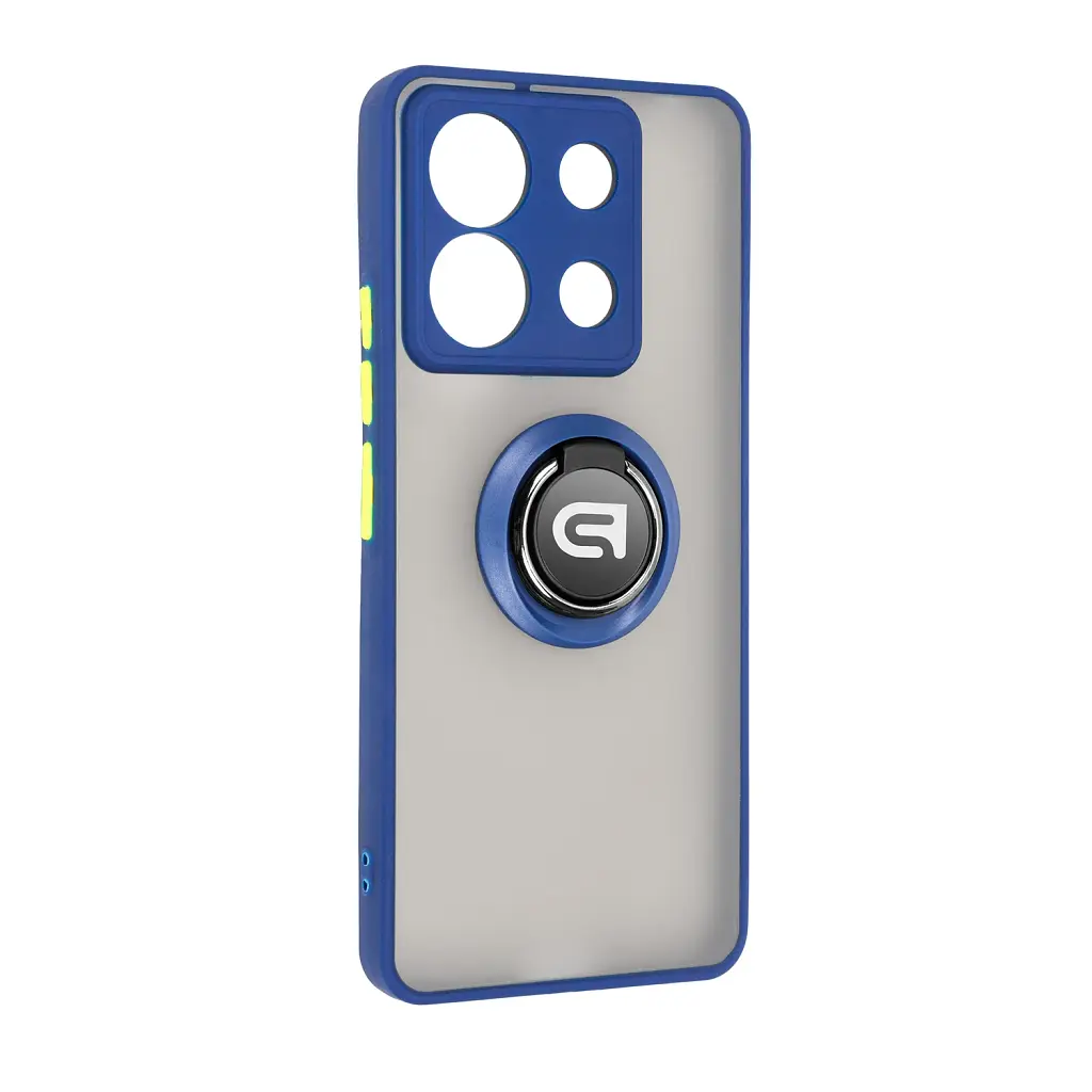 Чохол ArmorStandart Frosted Matte Ring для Xiaomi Redmi Note 13 Pro 5G / Poco X6 5G Navy Blue