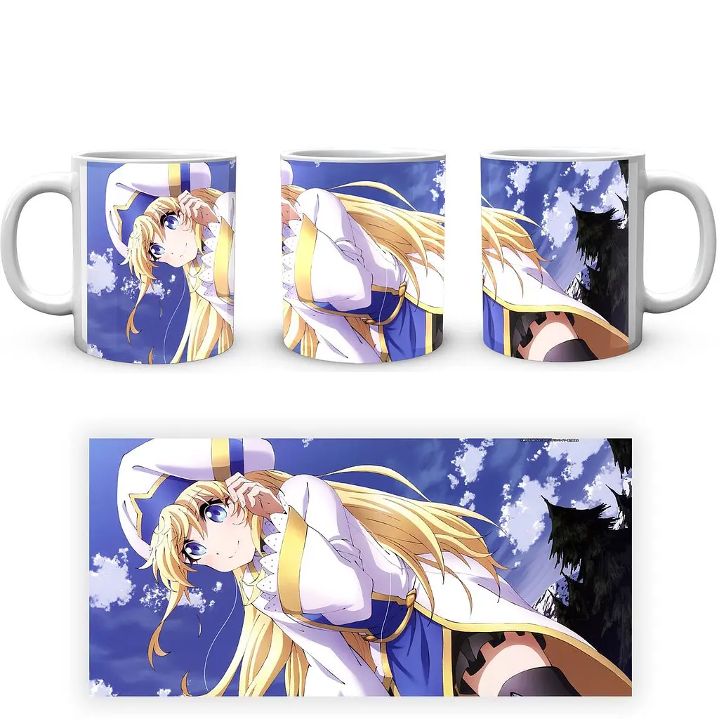 Кружка GeekLand Goblin Slayer Убийца Гоблинов Жрица GobS 02.12 330 мл белая - фото 3